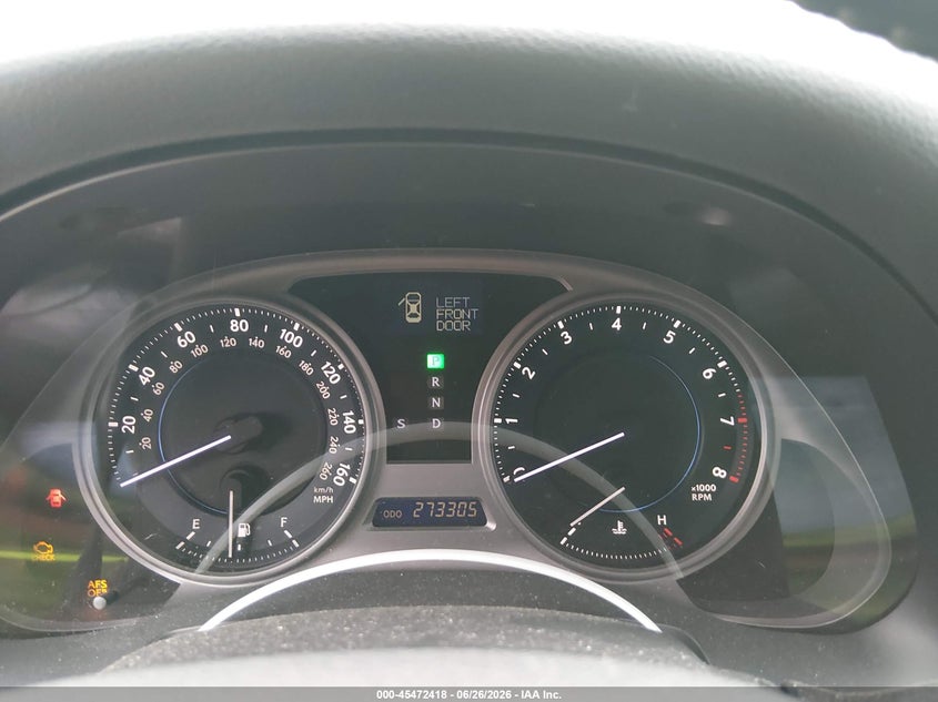 2007 Lexus Is 350 VIN JTHBE262772008379 IAAI salvage auction — NORMAL WEAR, Clear (Maryland), sold $1,125 on 2026-07-09 (photo 7)