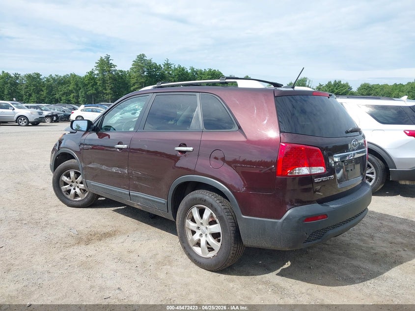 2012 Kia Sorento VIN 5XYKT3A67CG246384 IAAI salvage auction — FRONT END, Salvage (Massachusetts), sold $25 on 2026-07-31 (photo 3)