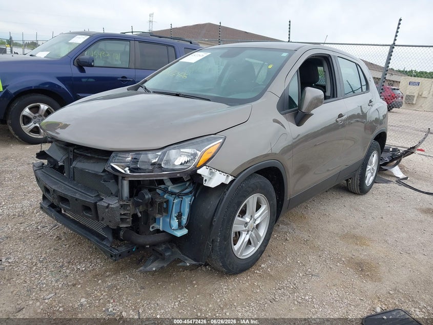 2020 Chevrolet Trax VIN KL7CJKSB6LB350405 IAAI salvage auction — FRONT END, Clear Claim Paid (Wisconsin), sold $2,250 on 2026-07-07 (photo 2)