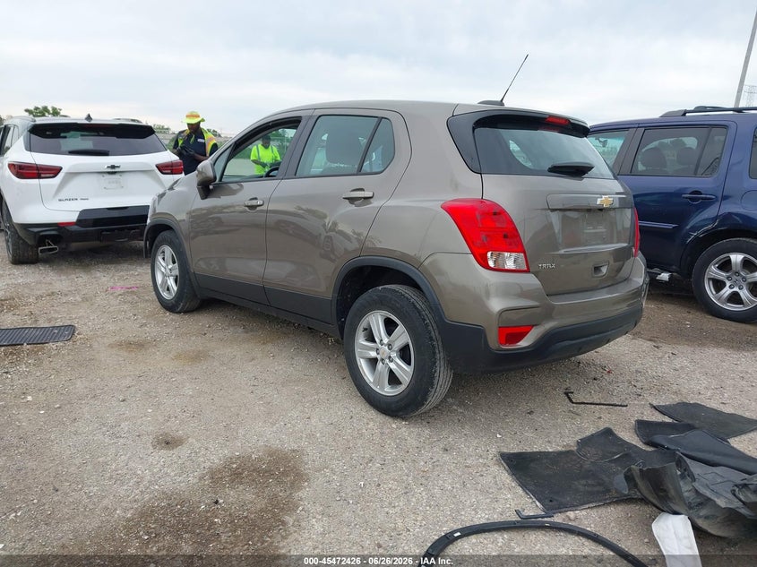 2020 Chevrolet Trax VIN KL7CJKSB6LB350405 IAAI salvage auction — FRONT END, Clear Claim Paid (Wisconsin), sold $2,250 on 2026-07-07 (photo 3)