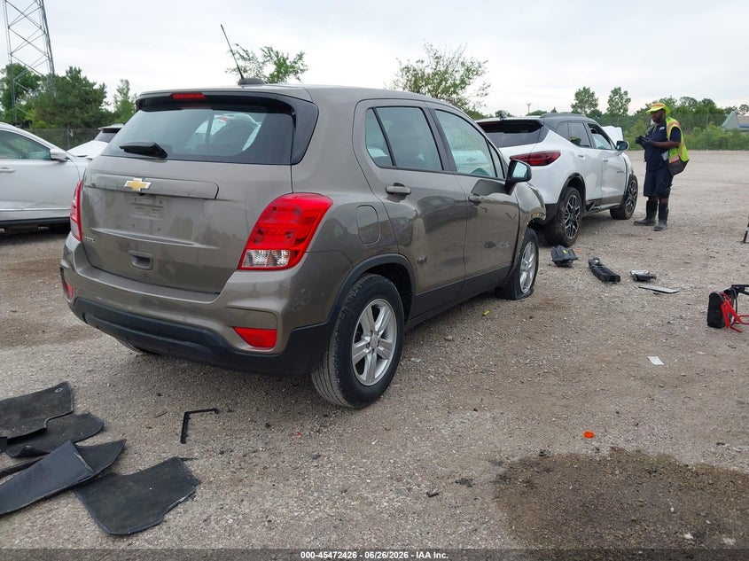 2020 Chevrolet Trax VIN KL7CJKSB6LB350405 IAAI salvage auction — FRONT END, Clear Claim Paid (Wisconsin), sold $2,250 on 2026-07-07 (photo 4)
