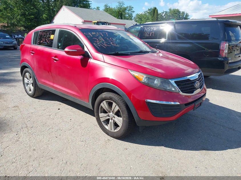 2011 Kia Sportage VIN KNDPB3A28B7031629 IAAI salvage auction — BIO HAZARD, Salvage (Maine), sold $1,250 on 2026-07-27 (photo 1)