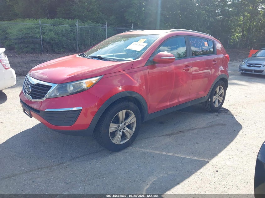 2011 Kia Sportage VIN KNDPB3A28B7031629 IAAI salvage auction — BIO HAZARD, Salvage (Maine), sold $1,250 on 2026-07-27 (photo 2)