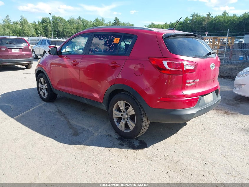 2011 Kia Sportage VIN KNDPB3A28B7031629 IAAI salvage auction — BIO HAZARD, Salvage (Maine), sold $1,250 on 2026-07-27 (photo 3)
