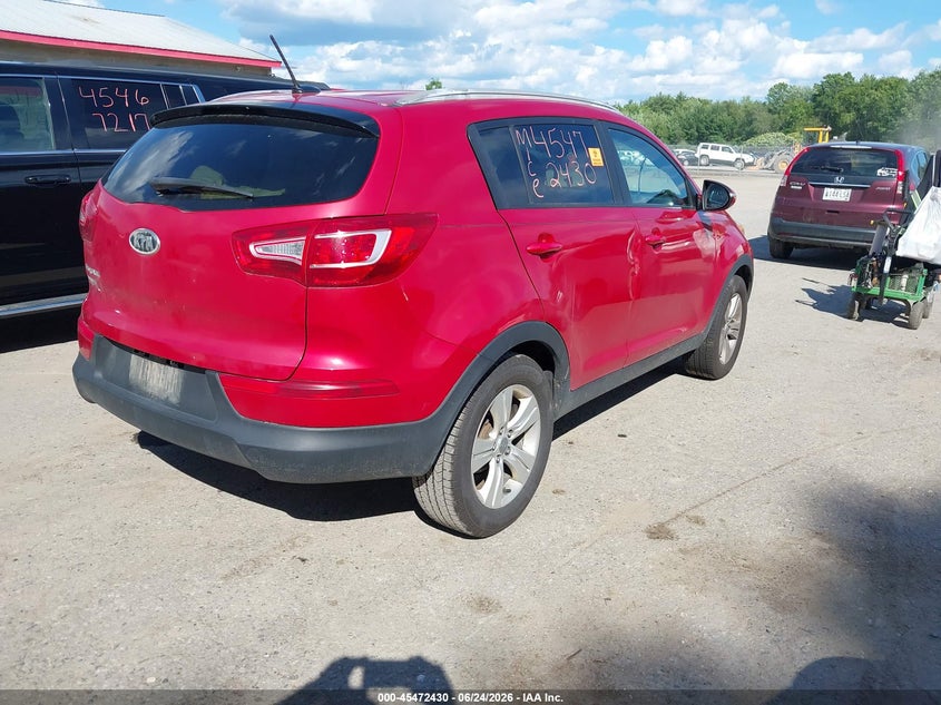 2011 Kia Sportage VIN KNDPB3A28B7031629 IAAI salvage auction — BIO HAZARD, Salvage (Maine), sold $1,250 on 2026-07-27 (photo 4)