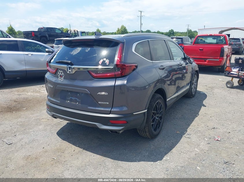 2021 Honda Cr-v VIN 2HKRW2H99MH637398 IAAI salvage auction — SIDE, Salvage (Virginia), sold $7,800 on 2026-07-31 (photo 4)