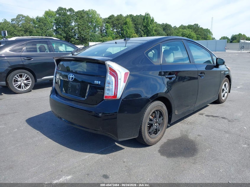 2012 Toyota Prius VIN JTDKN3DU1C1486664 IAAI salvage auction — NORMAL WEAR, Clear (Georgia), sold $3,775 on 2026-07-15 (photo 4)