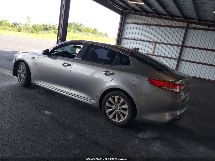 2016 Kia Optima VIN 5XXGU4L34GG102863 IAAI salvage auction — NORMAL WEAR, Clear (Georgia), sold $375 on 2026-07-28 (photo 3)