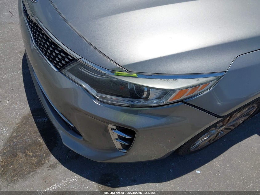 2016 Kia Optima VIN 5XXGV4L22GG091172 IAAI salvage auction — FRONT & REAR, Clear (Georgia), sold $875 on 2026-07-19 (photo 6)