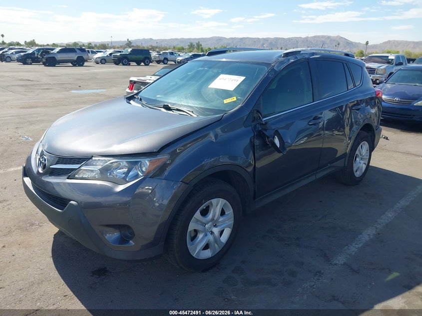2015 Toyota Rav 4 VIN JTMZFREV3FJ050389 IAAI salvage auction — ROLLOVER, Salvage Title, sold $2,650 on 2026-07-28 (photo 2)