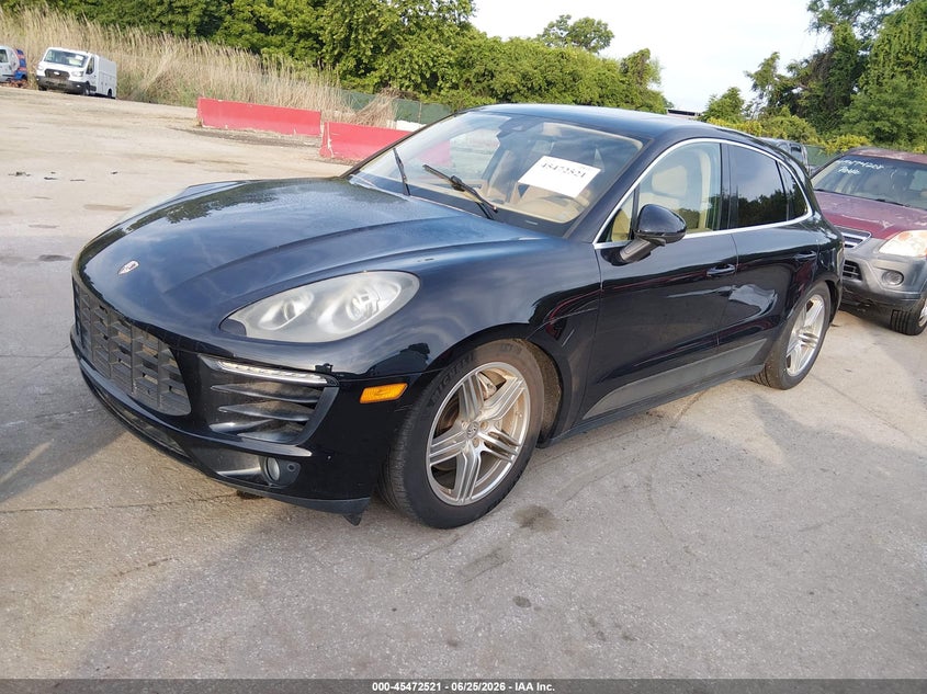 2015 Porsche Macan VIN WP1AB2A59FLB55012 IAAI salvage auction — NORMAL WEAR, Clear (Maryland), sold $2,950 on 2026-07-30 (photo 2)