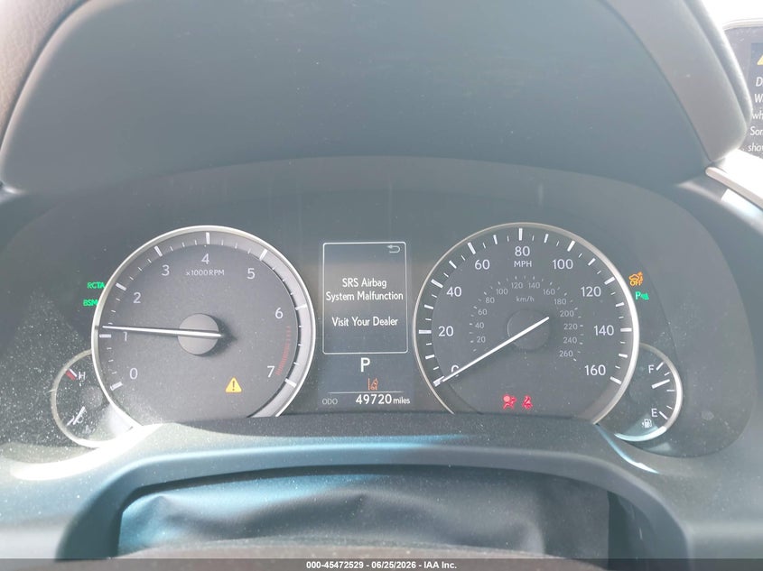 2019 Lexus Rx VIN JTJBZMCA8K2041412 IAAI salvage auction — FRONT END, Rebuildable (Florida), sold $15,500 on 2026-07-30 (photo 7)