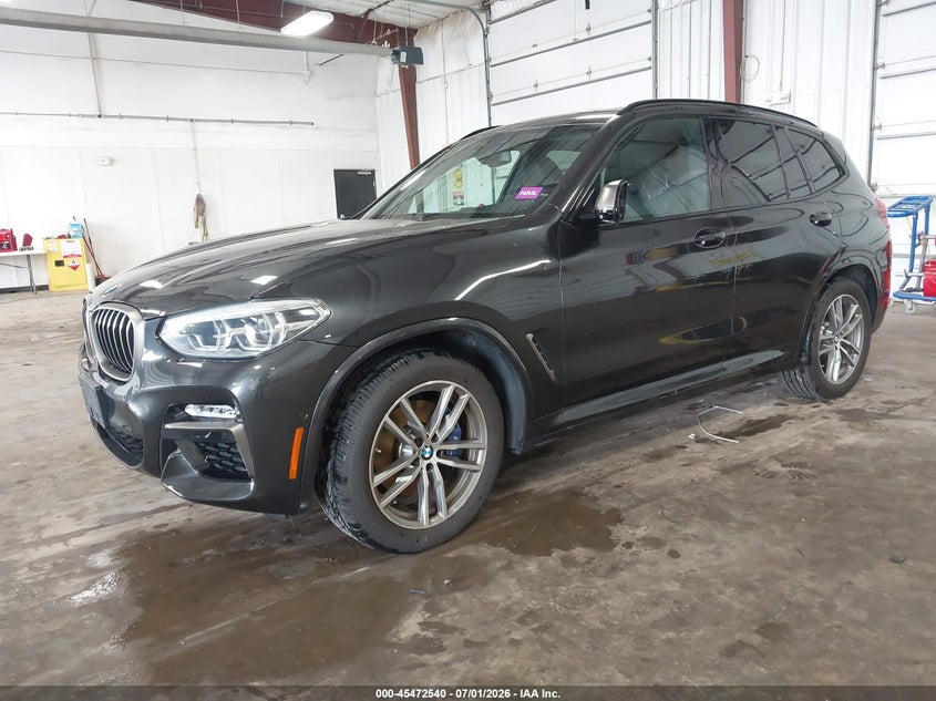 2018 BMW X3 VIN 5UXTS3C58J0Z00743 IAAI salvage auction — HAIL, Salvage (Iowa), sold $9,050 on 2026-07-28 (photo 2)