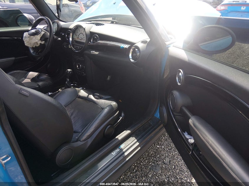 2012 Mini Cooper VIN WMWSU3C53CT541470 IAAI salvage auction — FRONT END, Salvage (South Carolina), sold $300 on 2026-08-04 (photo 5)