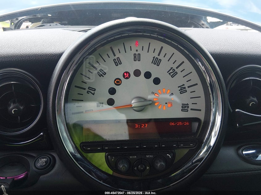 2012 Mini Cooper VIN WMWSU3C53CT541470 IAAI salvage auction — FRONT END, Salvage (South Carolina), sold $300 on 2026-08-04 (photo 7)