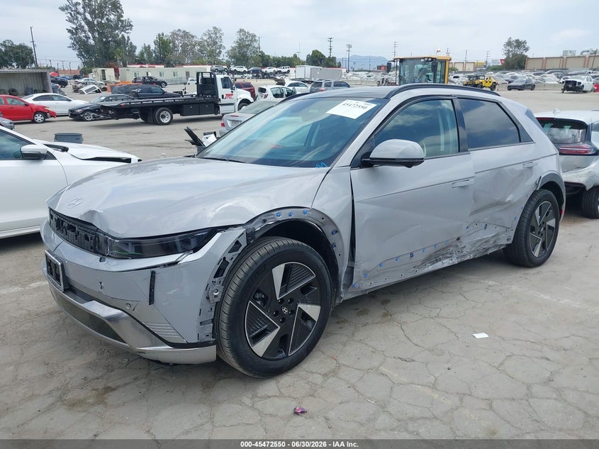2025 Hyundai Ioniq 5 VIN 7YAKR4DAXSY003574 IAAI salvage auction — SIDE, Salvage Title, sold $14,900 on 2026-08-19 (photo 2)