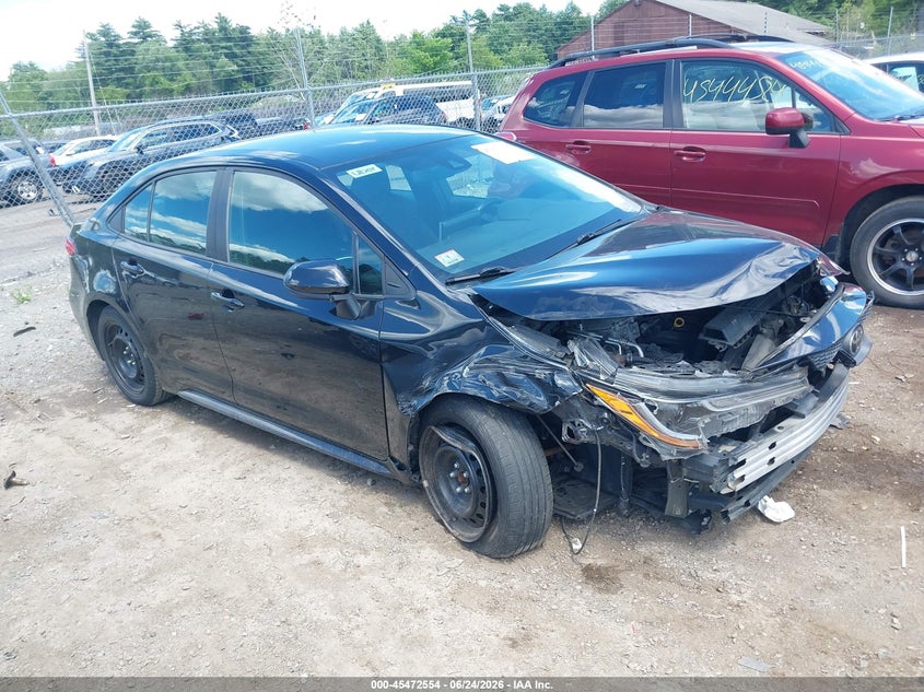 2020 Toyota Corolla VIN 5YFEPRAE9LP112354 IAAI salvage auction — FRONT END, Certificate Of Destruction (Florida), sold $3,650 on 2026-08-01 (photo 1)