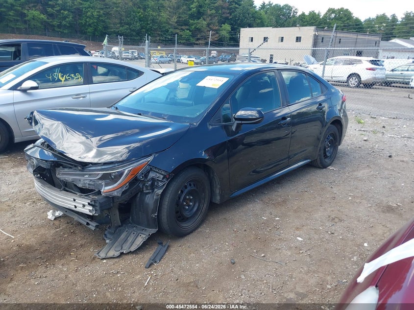 2020 Toyota Corolla VIN 5YFEPRAE9LP112354 IAAI salvage auction — FRONT END, Certificate Of Destruction (Florida), sold $3,650 on 2026-08-01 (photo 2)
