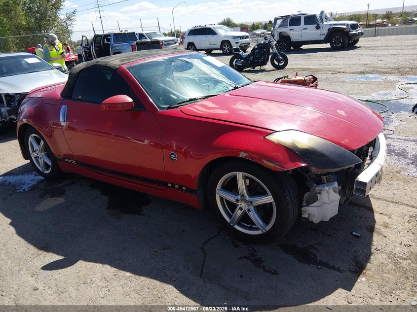 2004 Nissan 350z VIN JN1AZ36A84M250373 IAAI salvage auction — NORMAL WEAR, Clear (New Mexico), sold $600 on 2026-07-29 (photo 1)