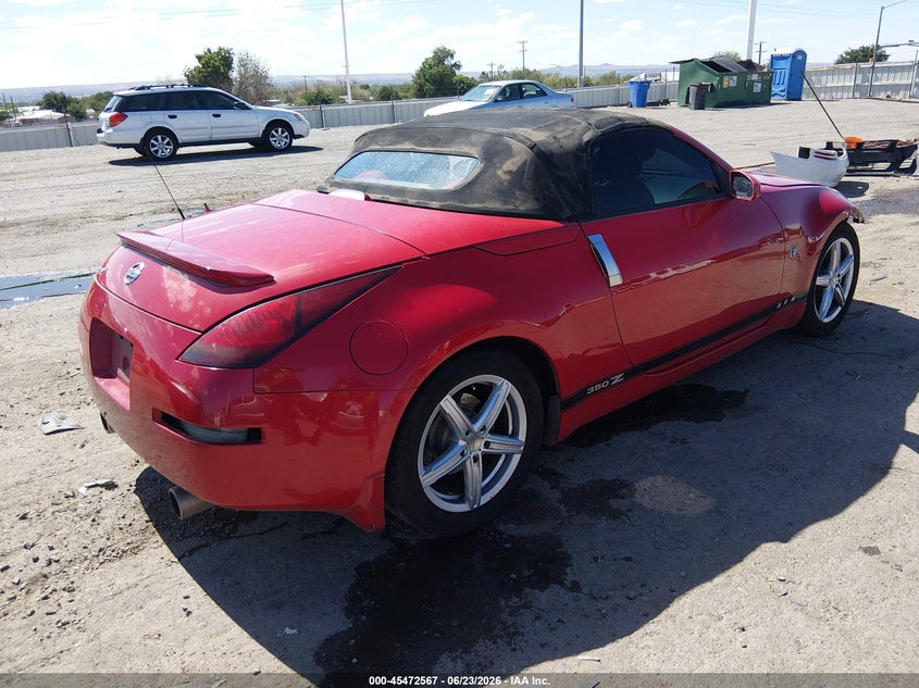 2004 Nissan 350z VIN JN1AZ36A84M250373 IAAI salvage auction — NORMAL WEAR, Clear (New Mexico), sold $600 on 2026-07-29 (photo 4)