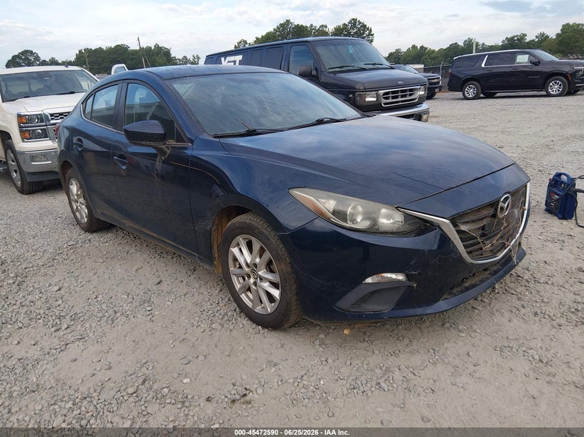 2016 Mazda 3 VIN JM1BM1U73G1309198 IAAI salvage auction — NORMAL WEAR, Clear (Georgia), sold $1,600 on 2026-07-06 (photo 1)