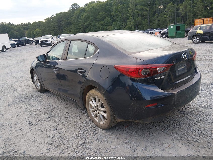 2016 Mazda 3 VIN JM1BM1U73G1309198 IAAI salvage auction — NORMAL WEAR, Clear (Georgia), sold $1,600 on 2026-07-06 (photo 3)