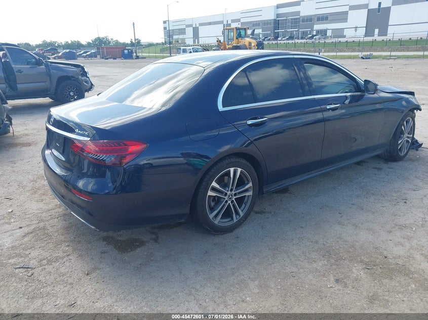 2021 Mercedes-benz E-klasse VIN W1KZF8EB7MA954135 IAAI salvage auction — FRONT END, Salvage (Texas), sold $12,400 on 2026-08-05 (photo 4)