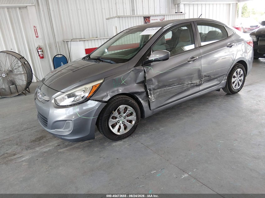 2017 Hyundai Accent VIN KMHCT4AE2HU194018 IAAI salvage auction — SIDE, Salvage Title, sold $25 on 2026-07-29 (photo 2)