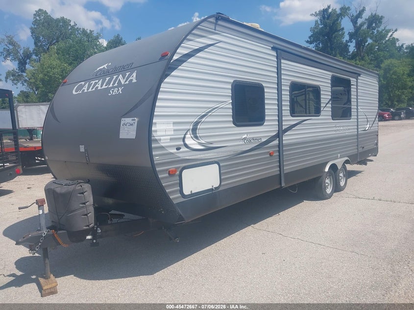 2016 Coachmen Catalina VIN 5ZT2CARB1GA023817 IAAI salvage auction — HAIL, Salvage (Kansas), sold $125 on 2026-07-29 (photo 2)