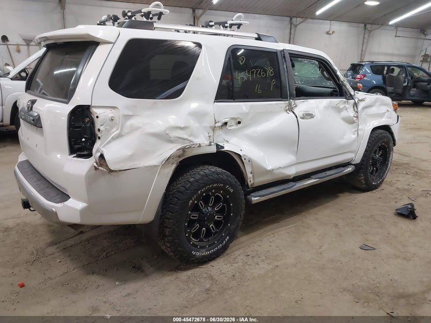 2016 Toyota 4runner VIN JTEBU5JR2G5279273 IAAI salvage auction — SIDE, Salvage (Pennsylvania), sold $25 on 2026-07-30 (photo 4)