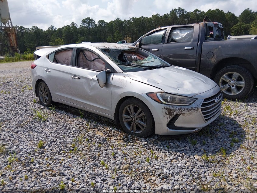 2018 Hyundai Elantra VIN 5NPD84LF2JH339722 IAAI salvage auction — FRONT END, Salvage (Mississippi), sold $550 on 2026-08-21 (photo 1)