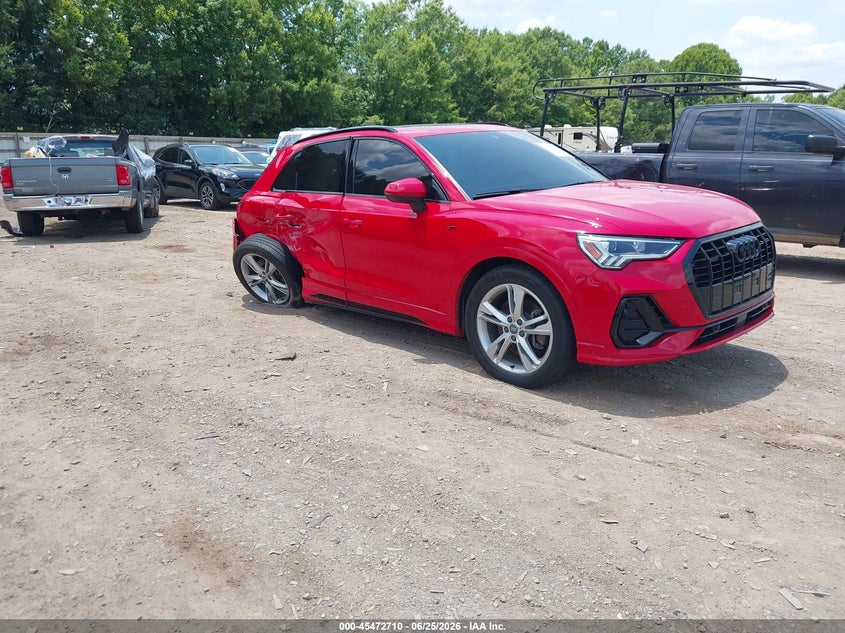 2020 Audi Q3 VIN WA1EECF31L1060890 IAAI salvage auction — REAR END, Salvage (Tennessee), sold $4,400 on 2026-07-29 (photo 1)