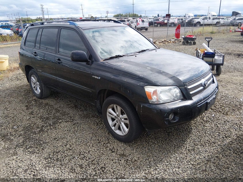 2006 Toyota Highlander hybrid VIN JTEDW21A260012044 IAAI salvage auction — NORMAL WEAR, Clear - Dealer Only (California), sold $1,300 on 2026-07-29 (photo 1)