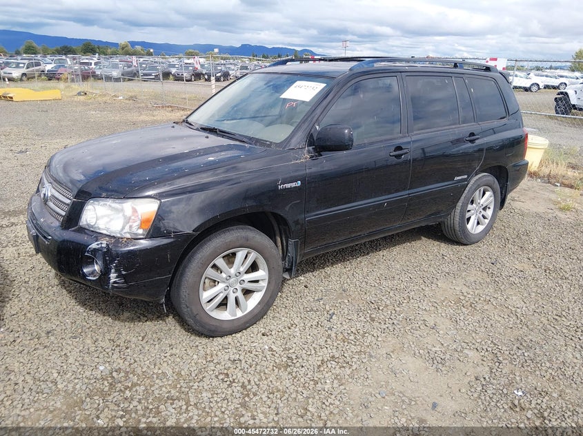 2006 Toyota Highlander hybrid VIN JTEDW21A260012044 IAAI salvage auction — NORMAL WEAR, Clear - Dealer Only (California), sold $1,300 on 2026-07-29 (photo 2)