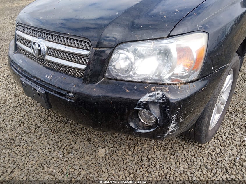 2006 Toyota Highlander hybrid VIN JTEDW21A260012044 IAAI salvage auction — NORMAL WEAR, Clear - Dealer Only (California), sold $1,300 on 2026-07-29 (photo 6)