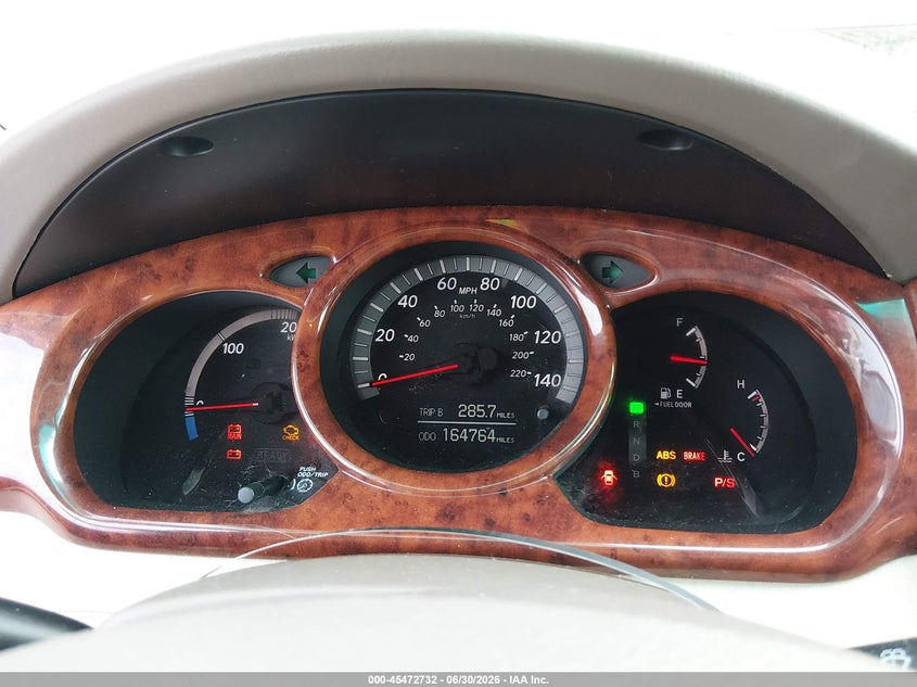 2006 Toyota Highlander hybrid VIN JTEDW21A260012044 IAAI salvage auction — NORMAL WEAR, Clear - Dealer Only (California), sold $1,300 on 2026-07-29 (photo 7)