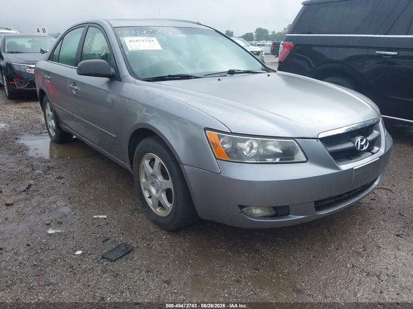 2006 Hyundai Sonata VIN 5NPEU46F06H032097 IAAI salvage auction — NORMAL WEAR, Clear (Kansas), sold $500 on 2026-07-08 (photo 1)