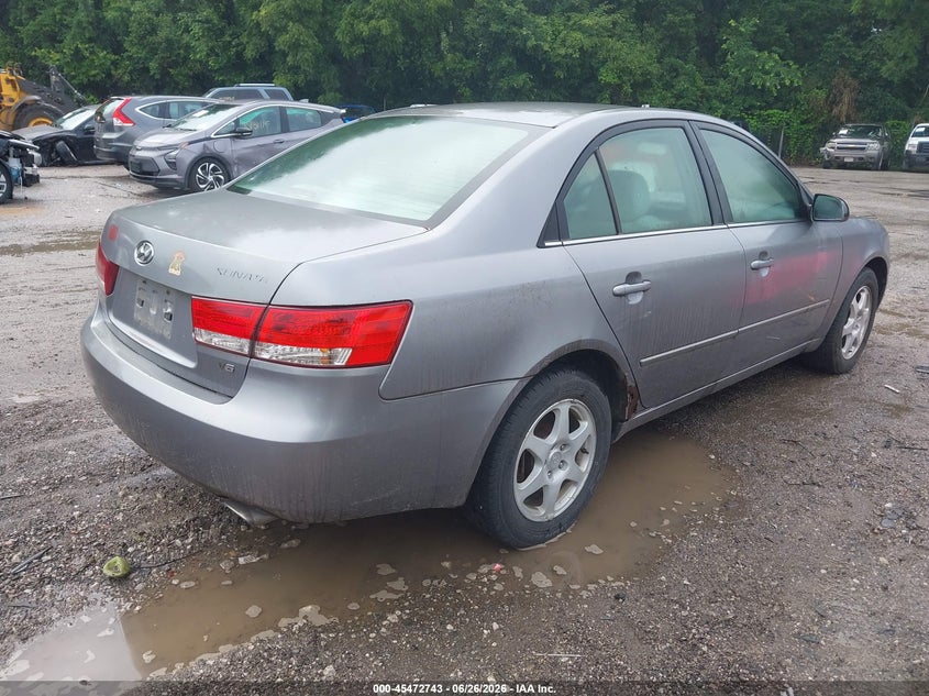 2006 Hyundai Sonata VIN 5NPEU46F06H032097 IAAI salvage auction — NORMAL WEAR, Clear (Kansas), sold $500 on 2026-07-08 (photo 4)