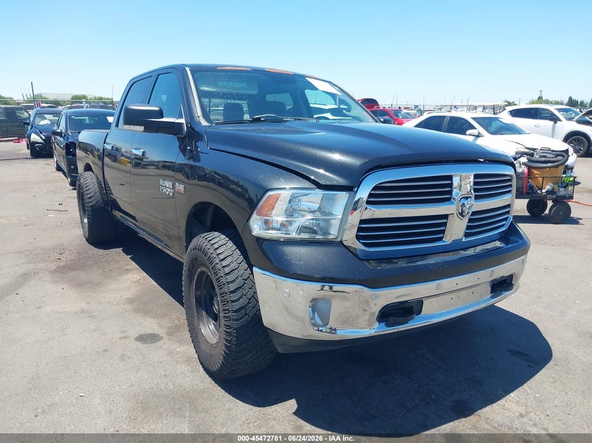 2016 Ram 1500 VIN 1C6RR7LT6GS129507 IAAI salvage auction — LEFT SIDE, Salvage (California), sold $3,350 on 2026-07-22 (photo 1)