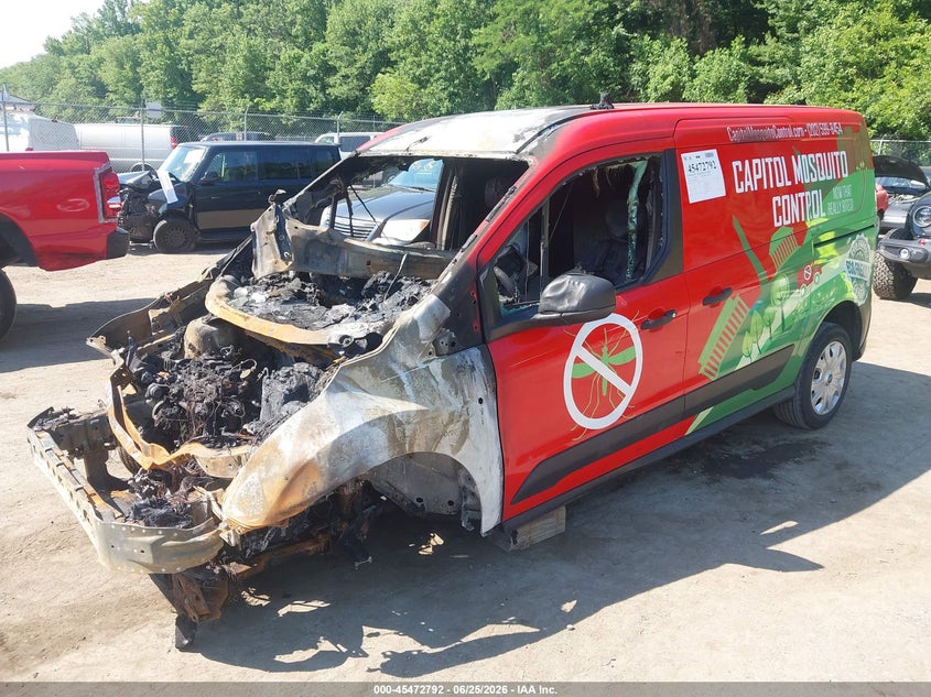 2021 Ford Transit VIN NM0LS7E26M1485834 IAAI salvage auction — ENGINE BURN, Salvage - Greater Than 75% (Maryland), sold $25 on 2026-07-28 (photo 2)