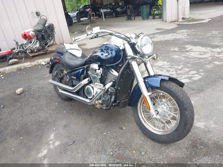2006 Kawasaki Vn900 VIN JKAVN2B126A007571 IAAI salvage auction — REAR END, Mv-907A (New York), sold $275 on 2026-07-08 (photo 1)