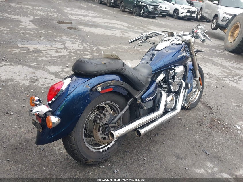 2006 Kawasaki Vn900 VIN JKAVN2B126A007571 IAAI salvage auction — REAR END, Mv-907A (New York), sold $275 on 2026-07-08 (photo 4)