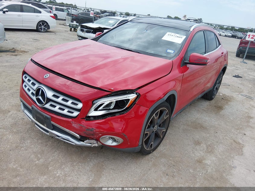 2019 Mercedes-benz Gla-klasse VIN WDCTG4EB7KU019788 IAAI salvage auction — LEFT FRONT, Salvage Title, sold $6,100 on 2026-08-12 (photo 2)