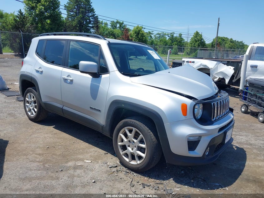 2020 Jeep Renegade VIN ZACNJBBB6LPM00444 IAAI salvage auction — LEFT FRONT, Salvage (Virginia), sold $2,350 on 2026-08-18 (photo 1)