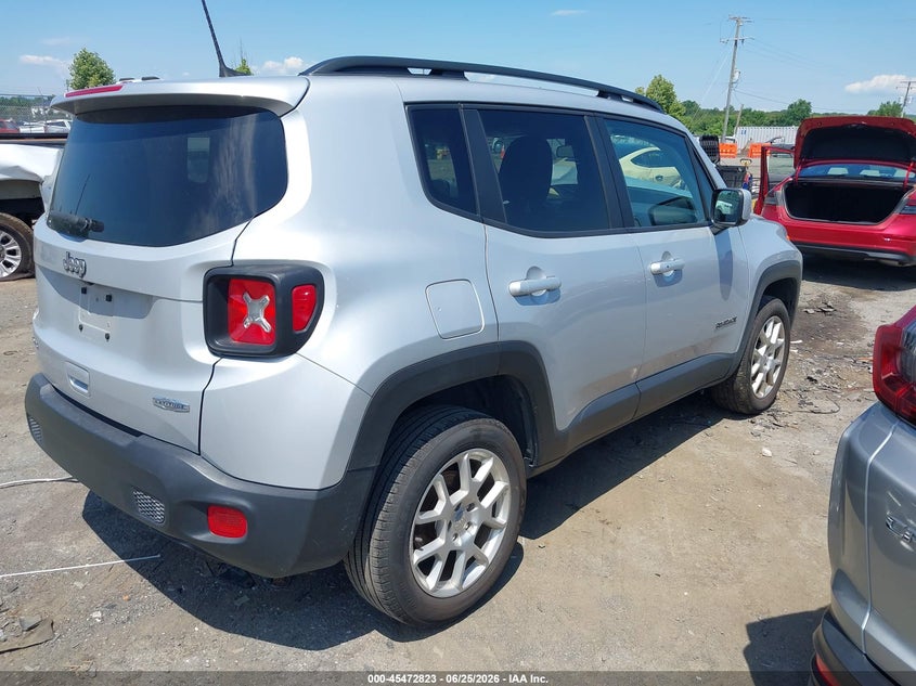 2020 Jeep Renegade VIN ZACNJBBB6LPM00444 IAAI salvage auction — LEFT FRONT, Salvage (Virginia), sold $2,350 on 2026-08-18 (photo 4)