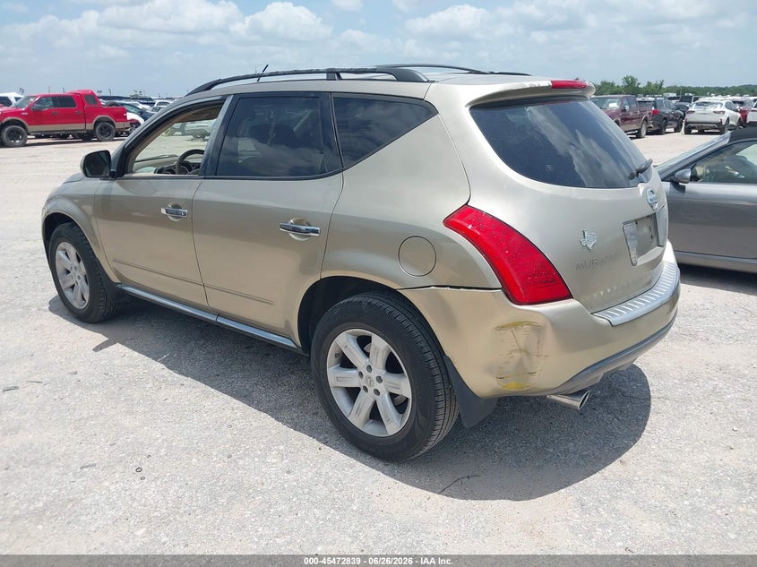 2007 Nissan Murano VIN JN8AZ08T37W504188 IAAI salvage auction — NORMAL WEAR, Original (Texas), sold $50 on 2026-07-14 (photo 3)