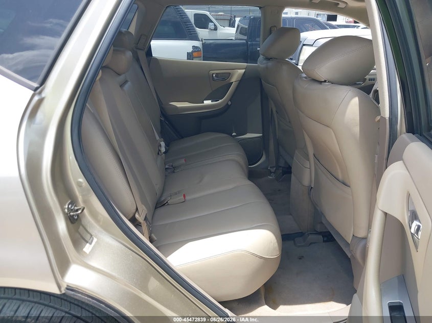 2007 Nissan Murano VIN JN8AZ08T37W504188 IAAI salvage auction — NORMAL WEAR, Original (Texas), sold $50 on 2026-07-14 (photo 8)