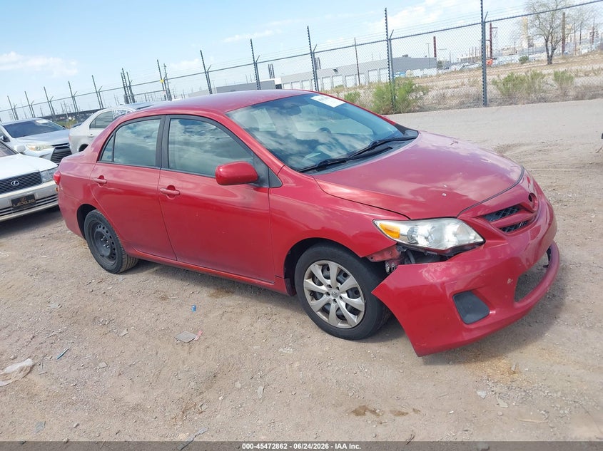 2012 Toyota Corolla VIN 2T1BU4EE8CC814481 IAAI salvage auction — FRONT END, Salvage (Arizona), sold $1,950 on 2026-07-09 (photo 1)