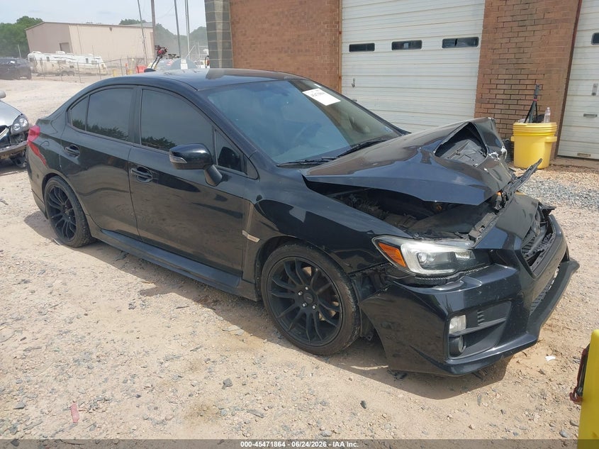 2016 Subaru Wrx VIN JF1VA1N66G8818016 IAAI salvage auction — FRONT END, Salvage Title, sold $75 on 2026-07-27 (photo 1)