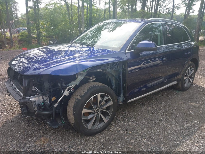 2022 Audi Q5 VIN WA1GAAFY7N2049071 IAAI salvage auction — FRONT END, Salvage (Virginia), sold $11,300 on 2026-08-01 (photo 2)